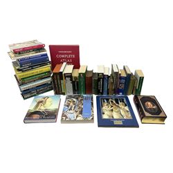 Collection of books, to include art reference books, Miller's Collecting furniture guide, The complete works of william Shakespeare etc in three boxes 