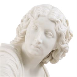 Parian porcelain figure Mending the Net, impressed 