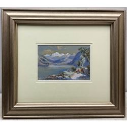 Charles Edmund Rowbotham (British 1856-1921): 'Lake Lungern - Switzerland', watercolour heightened in white signed 13cm x 19cm
Provenance: with Bonhams Chester