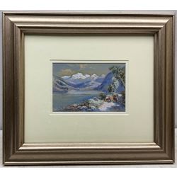 Charles Edmund Rowbotham (British 1856-1921): 'Lake Lungern - Switzerland', watercolour heightened in white signed 13cm x 19cm
Provenance: with Bonhams Chester