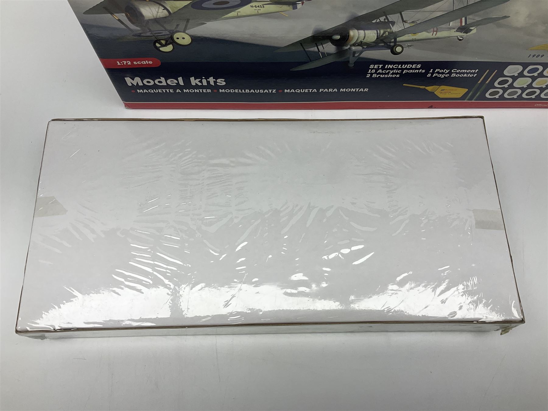 Airfix 100 Years of Naval Aviation Collection construction kit; and 21st Century Toys Messerschmitt BF-109G-14 construction kit; both boxed (2)