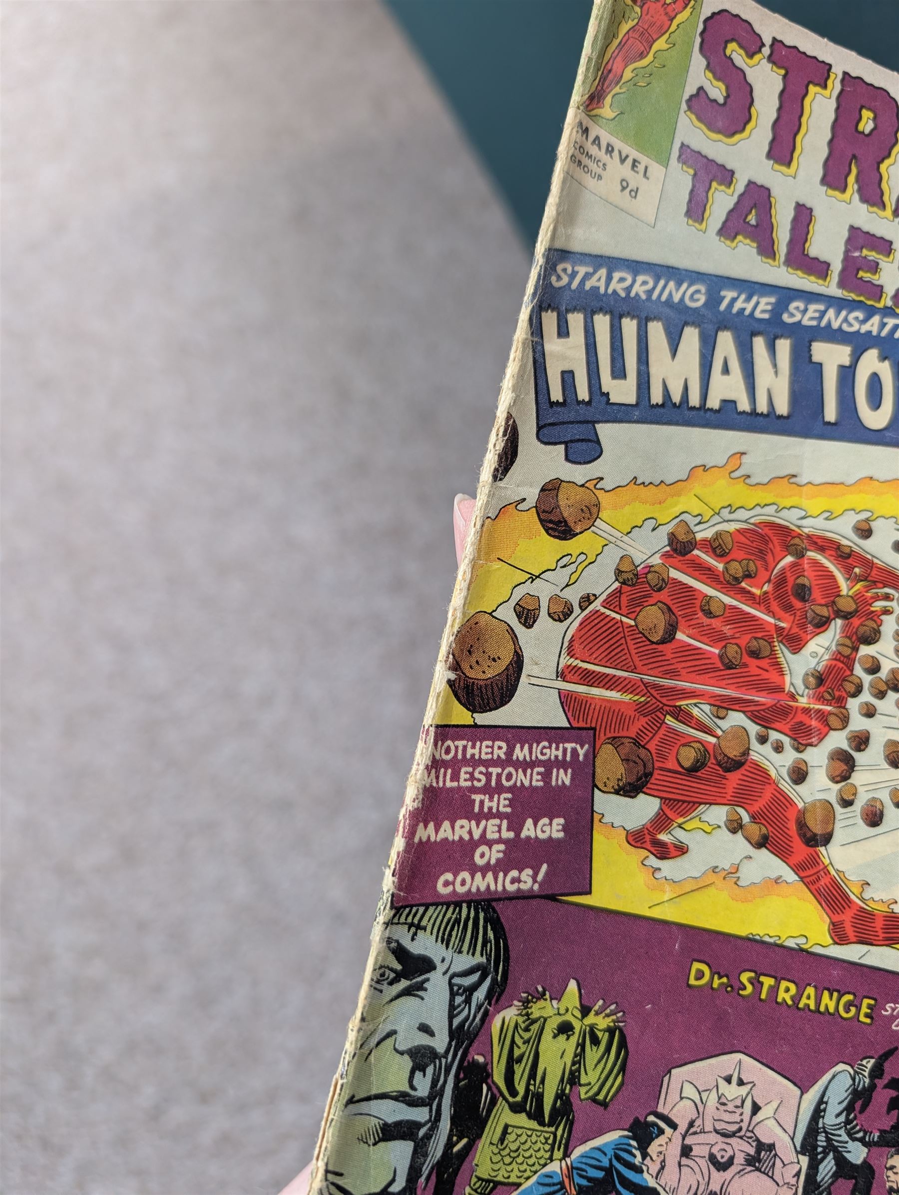 Fifty-six Marvel Silver Age 'Strange Tales' comic books, spanning years 1959-1966, comprising issues #68, #91, #94, #96, #100, #101, #106, #108, #113, #115, #116, #119, #121, #122, #124-#149, including some duplicates