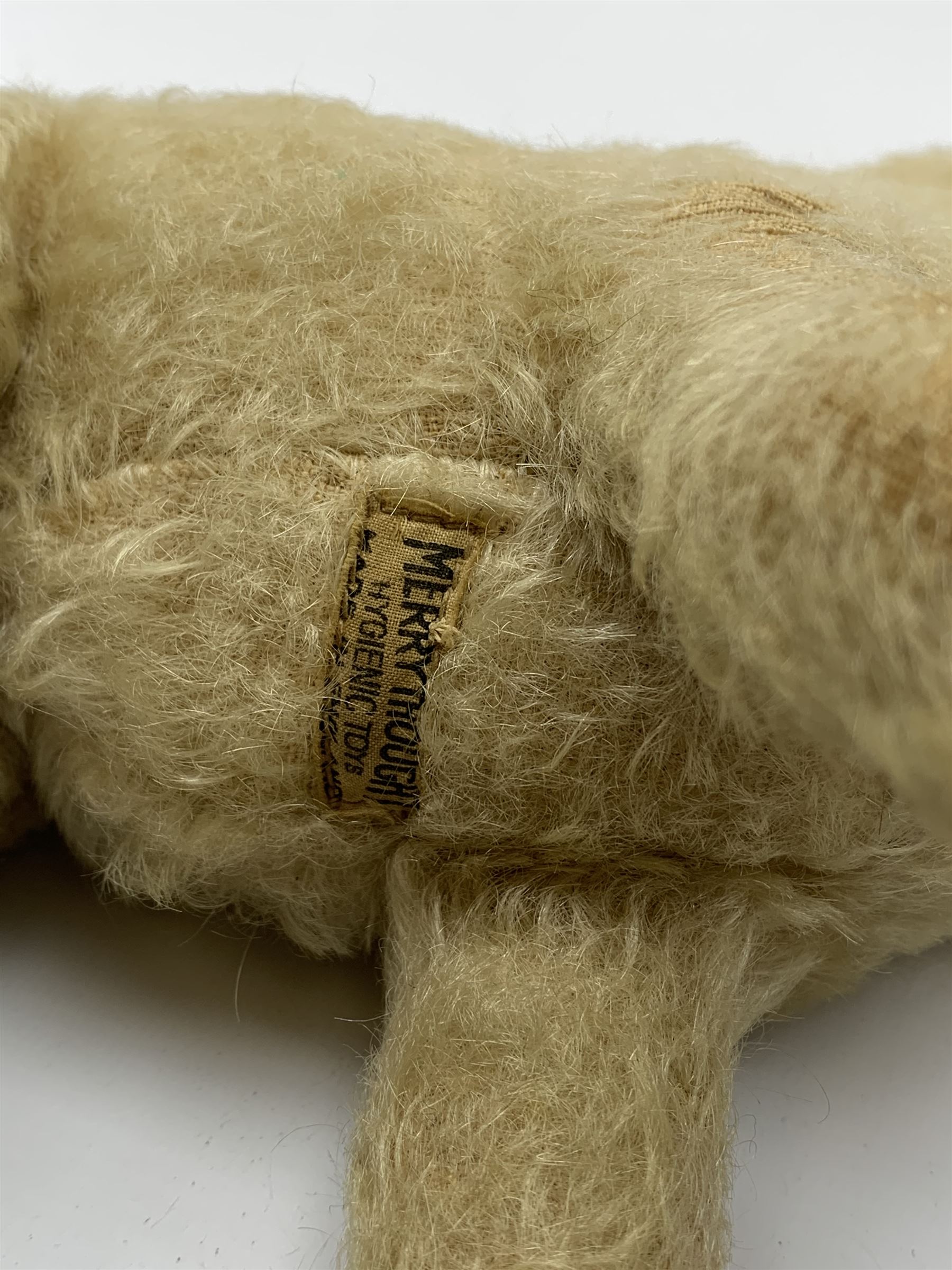 Three 1950s Merrythought animals comprising Disney Thumper rabbit standing on hind legs with revolving head H13