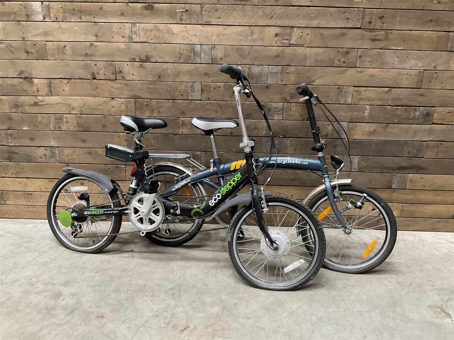 Eco-stepper bicycle and another bicycle