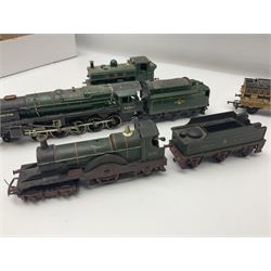 Hornby/Tri-ang '00' gauge - six locomotives - Class 9F 2-10-0 'Evening Star' No.92220; Class A3 4-6-2 (no name or number); Dean Single 4-2-2 'Lord of the Isles' No.3046; Princess Class 4-6-2 'The Princess Royal' No.46200; Class 57XX Pannier 0-6-0 tank No.8751; and Stephenson's Rocket with one passenger coach; all unboxed (6)