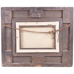 George Armfield (British 1808-1893): Three Sporting Dogs in an Interior, oil on canvas signed 24cm x 34.5cm 