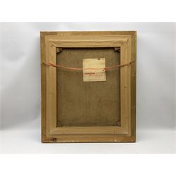 Roland F. Spencer Ford (1902 - 1990), oil painting on canvas, half length portrait of Raich Carter, standing dressed in Hull City kit, the Hull town crest in the background surrounded by the names Hull City A.F.C., Sunderland, Derby County and England, bears label verso from the studio of the artist in Newstead Street, Hull with original price of £75, signed, 59.5 x 49.5cm, gilt frame with metal plaque inscribed ' Presented by the Management Committee/of the Hull City Supporters Clubs/as a mark of esteem and appreciation/for services rendered to/Hull City A.F.C./and to football in general/October 1952'. Provenance: By direct descent from the family of Raich Carter having been consigned by his daughter Jane Carter.