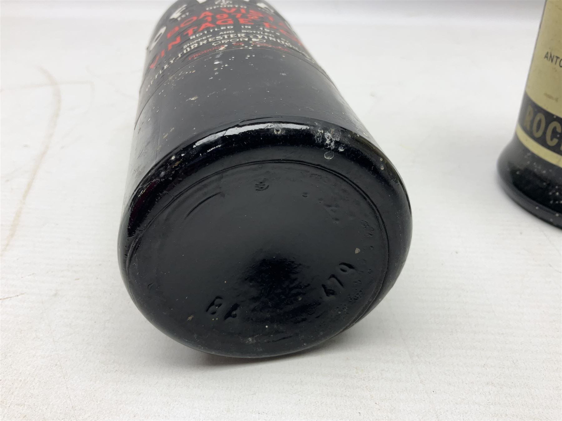 Offley Bon Vista, 1972, vintage port, unknown contents and proof and Rocha's 1964, Ruby Port, 75cl 20% proof (2)