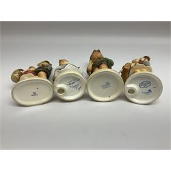 Twenty five Hummel figures by Goebel, to include Tuning up, Blessed Event, Book Worm, The Little Architect etc 