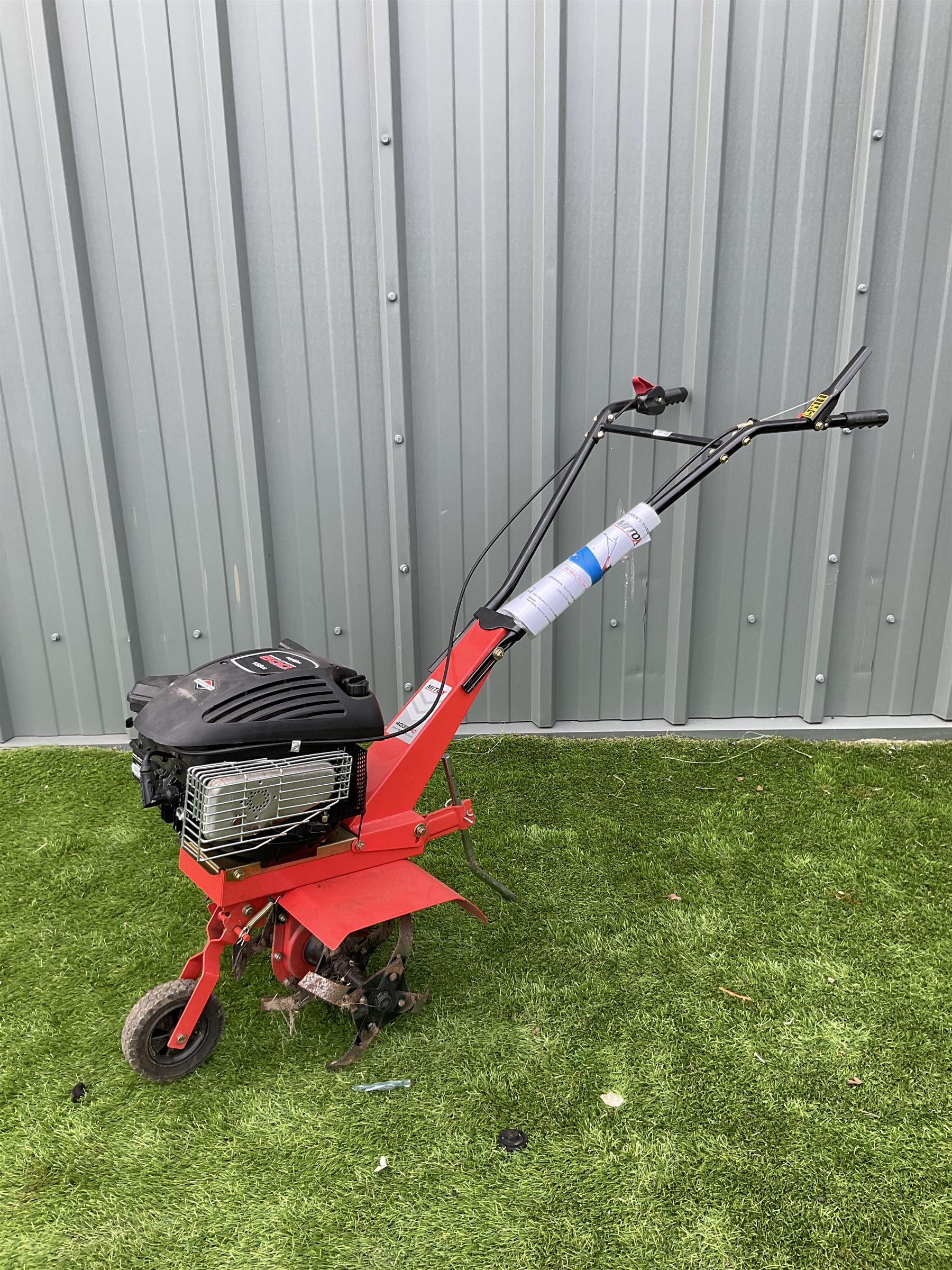 Mitox petrol tiller 4035PC Briggs and Stratton 500 series  - THIS LOT IS TO BE COLLECTED BY APPOINTMENT FROM DUGGLEBY STORAGE, GREAT HILL, EASTFIELD, SCARBOROUGH, YO11 3TX