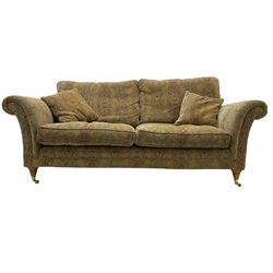 Parker Knoll two seat sofa, upholstered 