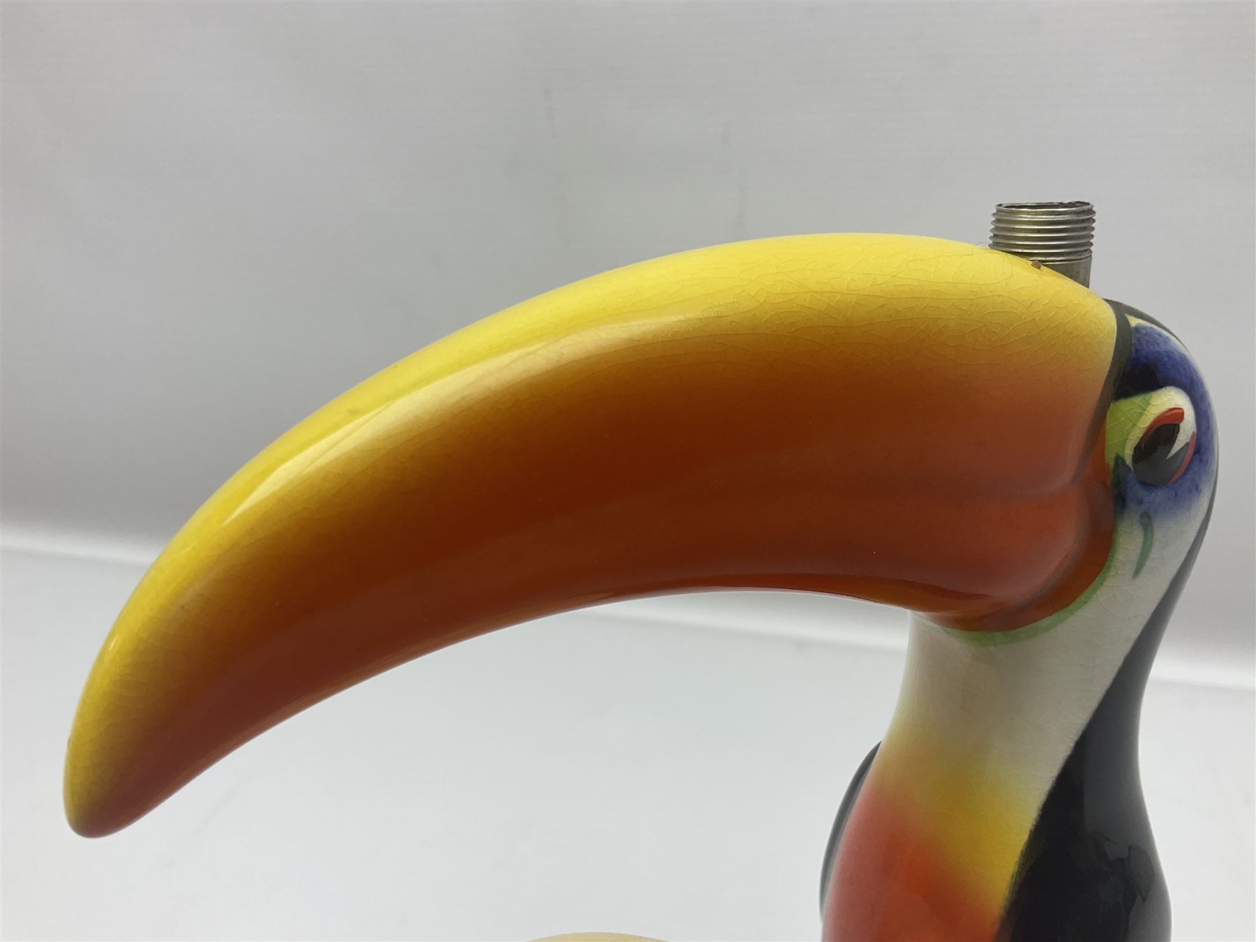 Carlton ware, Guinness Toucan lamp base, H24cm 