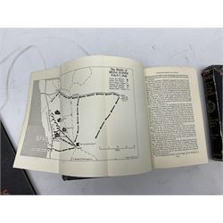 Hitler Adolf: Mein Kampf. The original edition entirely unexpurgated in eighteen parts by Hutchinson & Co. in association with Hurst & Blackett; Hart Capt. B.H. Liddell: The Tanks - History of the Royal Tank Regiment. 1959. Two volumes with dustjackets; The History of the London Rifle Brigade 1859-1919. London 1921; and Covenants With Death. Daily Express Publication. 1934