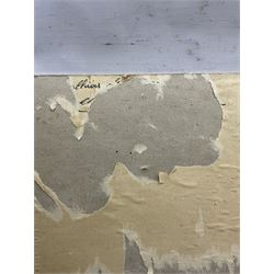 After August Macke (German 1887-1914): Children Dancing Under a Tree, oil on canvas unsigned 29cm x 37cm; English School (20th Century): Flowers in a Vase, oil on canvas board indistinctly signed 44cm x 37cm (one unframed)