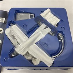 Corgi - Aviation Archive, eight models comprising three ‘Military’ and five ‘Berlin Airlift’ 1:144 scale models, to include limited editions AA31502 Bristol Britannia 312F ‘XX-367’ ‘Team Spirit’ A&AEE Boscombe Down no.686/2500; 48104 Boeing C-97A Stratofreighter Military Air Transport Services no.2815/4000; 47205 Avro York - RAF; 47403 Avro Lancastrian; all boxed (8)