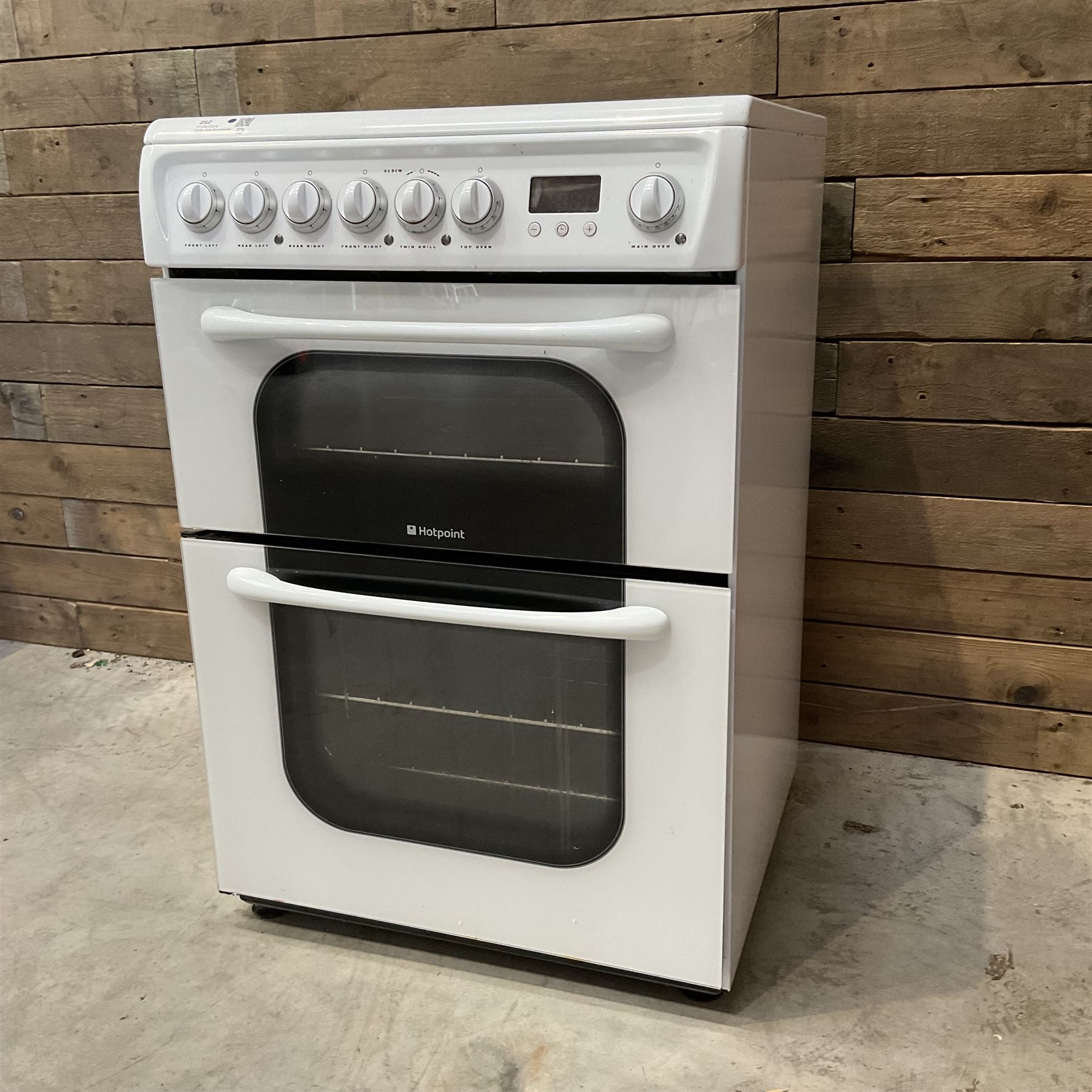 Hotpoint 62DCW electric double oven cooker