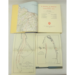  'A Survey of Whitby and the Surrounding Area'  Ed. by G H J Daysh, pub. Windsor 1958, b/w illust, blue cloth gilt with d/w and with the additional maps and charts in blue wallet, 2vols. Provenance: Property of a Private Whitby Collector.    