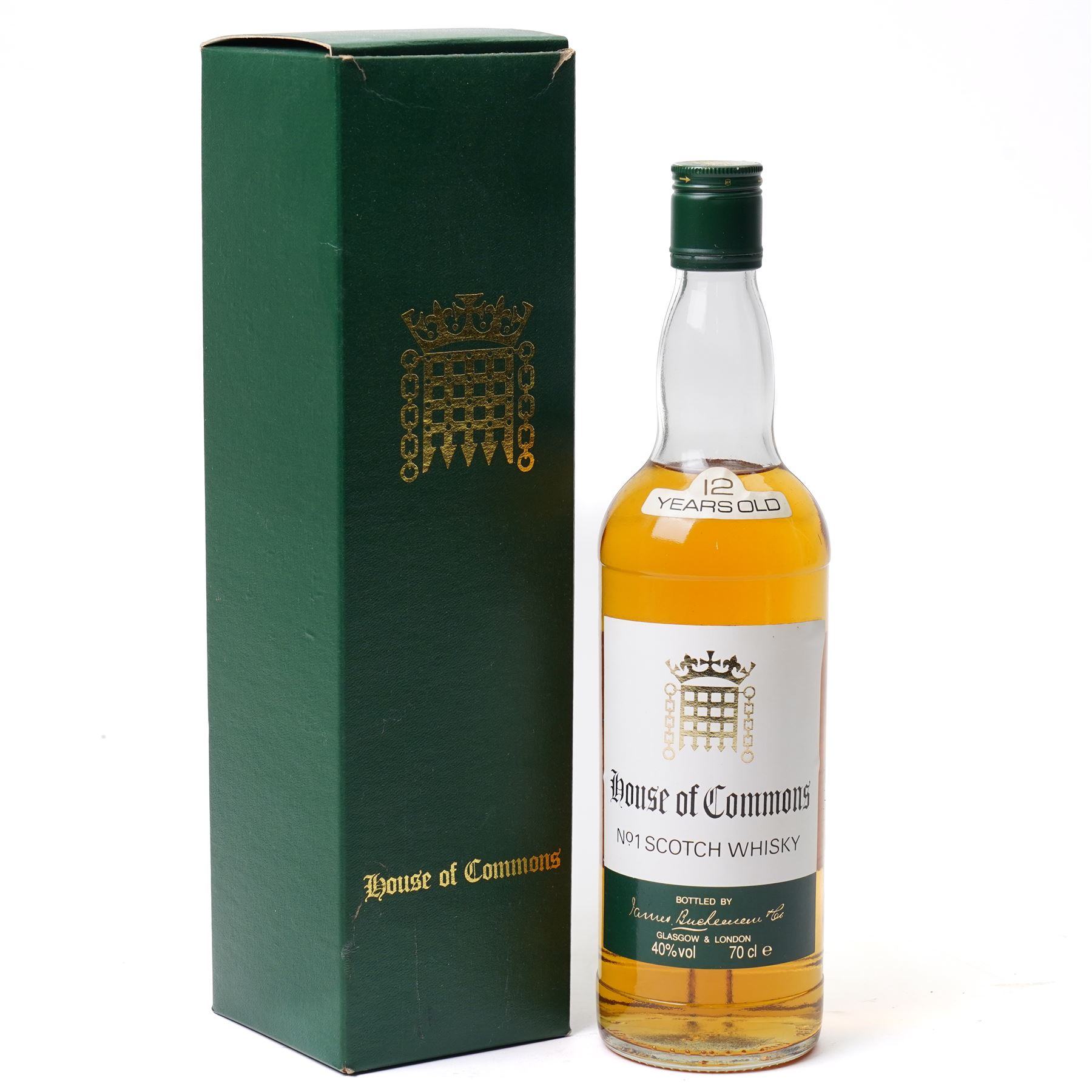 Bottle of House of Commons 12 years old Scotch whisky 70cl, 40% volume, boxed