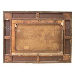 Frederick William Jackson (Staithes Group 1859-1918): Sorting Fish on Whitby New Quay, with Larpool Woods in the distance, oil on canvas signed and dated 1886, 54cm x 80cm 
Notes: for a watercolour of almost identical composition dated 1893, see Sotheby's Sussex 18 July 2001 Lot 199