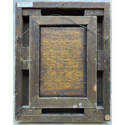 Albert Ludovici Jnr. (British 1852-1932): The Piano Recital, oil on panel signed 24cm x 16cm