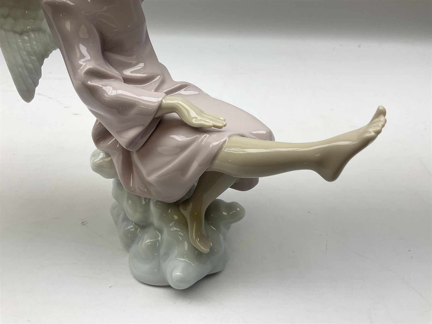 Lladro Season Angels set, comprising Spring Angel no 6146, Fall Angel no 6147, Summer Angel no 6148 and Winter Angel no 6149, all with original boxes, largest example 29cm