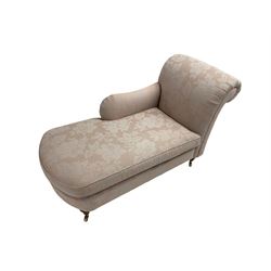 Marks & Spencer Home - chaise longue, upholstered in beige fabric