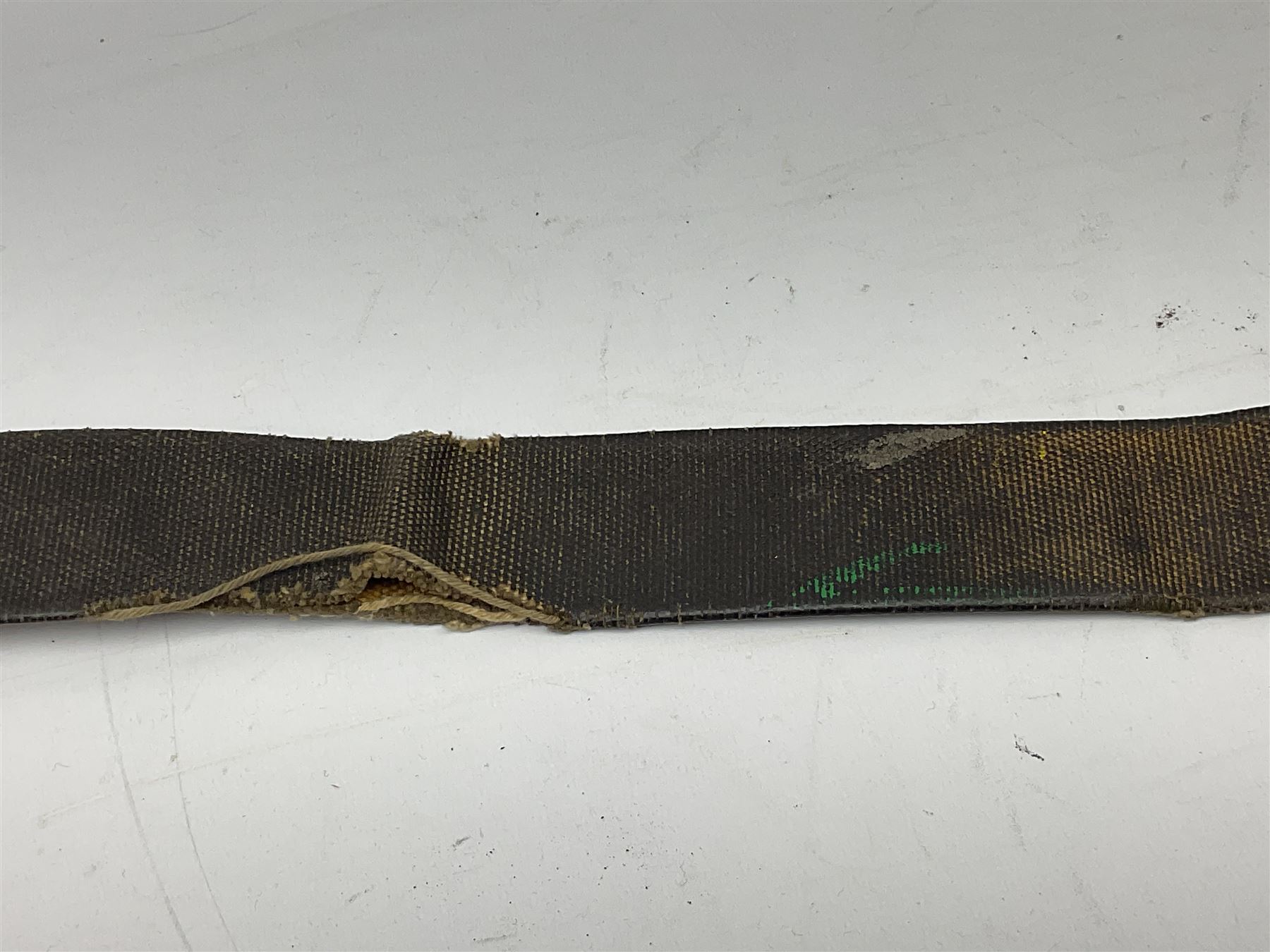 WW2 German Hitler Youth belt, the buckle marked 'Blut Und Ehre' and impressed RZM M/4/55 verso; and another Hitler Youth belt with similarly marked buckle (2)