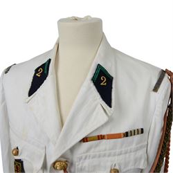 French Foreign Legion Officer, summer whites tunic 2nd d'Infanterie Regiment Etranger 
