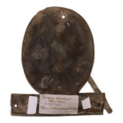 Phoenix Assurance Company Fire Mark, 1782-1984, Lead, JJ6J7, (lacking end of spear), H21cm