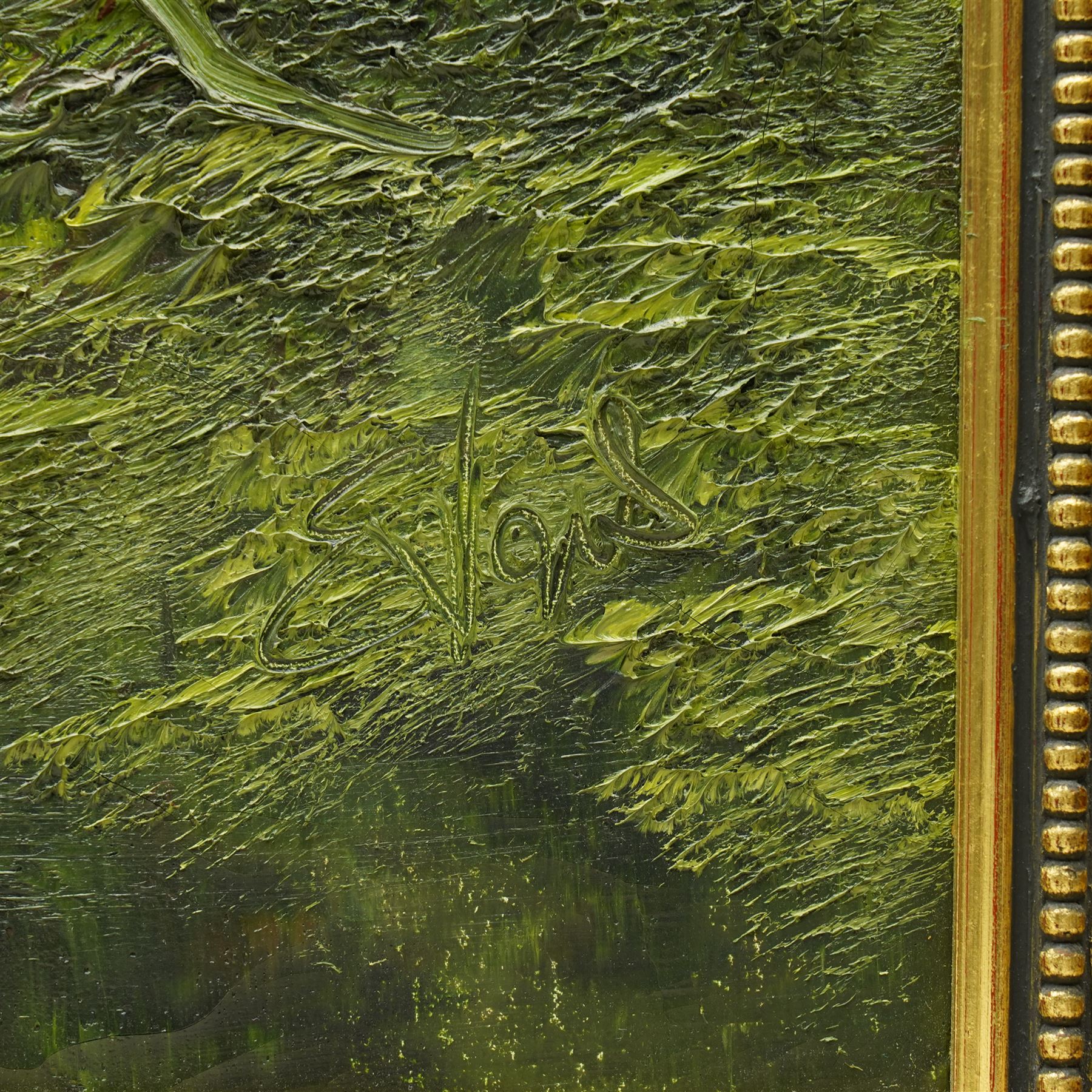 Terence 'Terry' Evans (British 1943-): River Landscape with Silver Birch Trees, pair oils with impasto on canvas signed max 50cm x 75cm (2)
Provenance: with Newquay Galleries