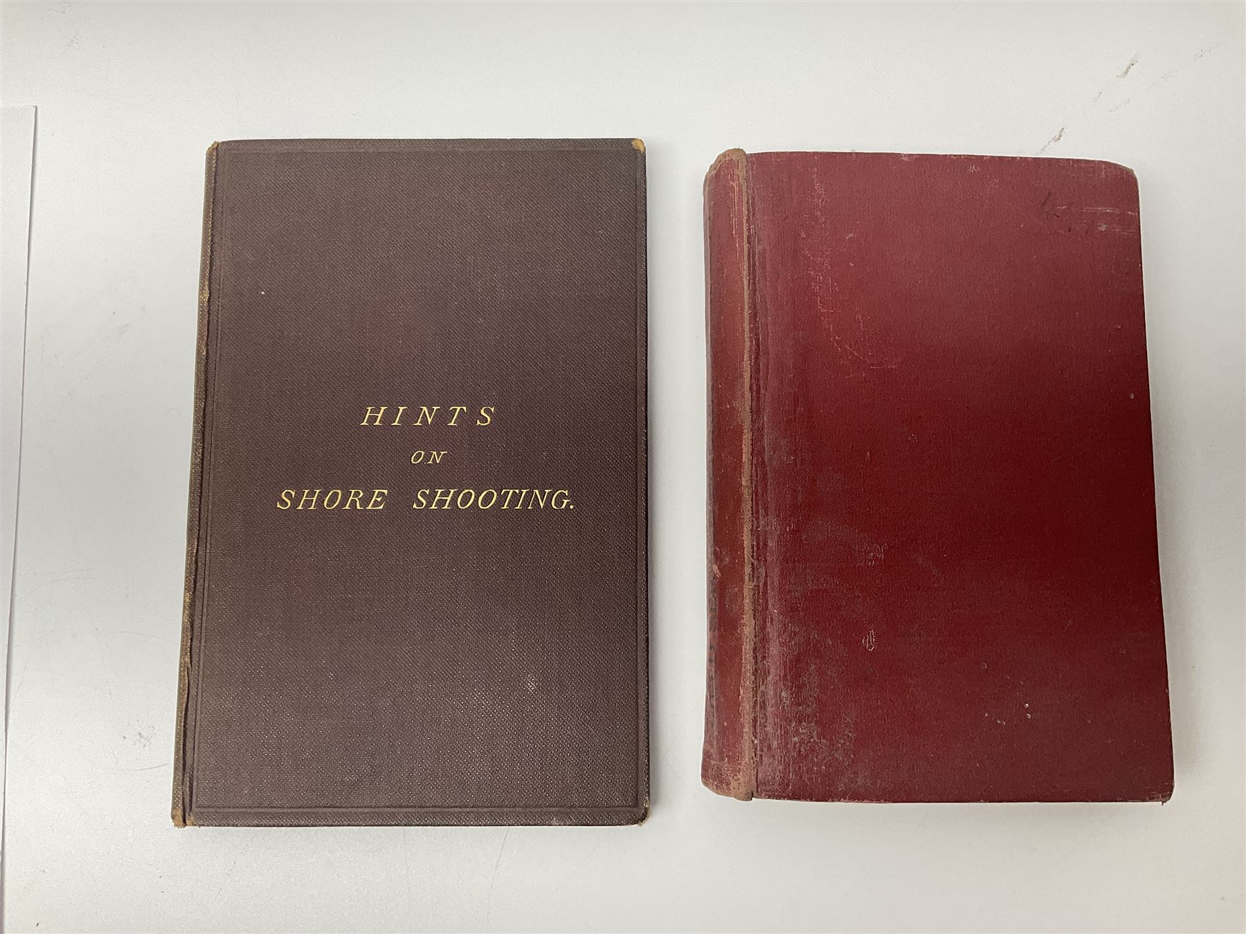 Hawker Lt. Col. P.: Instructions to Young Sportsmen in all that Relates to Guns and Shooting. 1833 7th edition. Re-bound in green cloth; Harting James Edmund: Hints on Shore Shooting.1871; Army Field Service Pocket Book. 1938. Contains numerous bound pamphlets; Ferrar Major M.L.: Officers of The Green Howards. 1920; Blake George: Mountain & Flood - History of the 52nd Lowland Division. 1950; and XV International Brigade. 1975 (6)