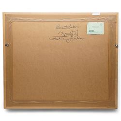 Ashley Jackson (Yorkshire 1940-): 'Wold Newton - East Ridings', watercolour signed, titled on accompanying certificate of authenticity 41cm x 55cm
Provenance: Purchased directly from the artist as part of his TV series 'A Brush with Ashley'