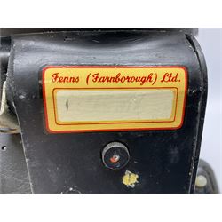 Air Ministry Periscopic Sextant Mk.2B, possibly by Kelvin & Hughes, Ref.No. 6B/2838 Serial No. 158KH1/59, bearing Fenns (Farnborough) Ltd label; in black pyramid shaped stowage case with various labels