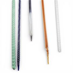 Set of five Victorian walking canes, largest H114cm 