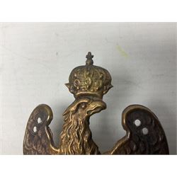 French 1st Empire 70th Infantry shako plate 1814 pattern