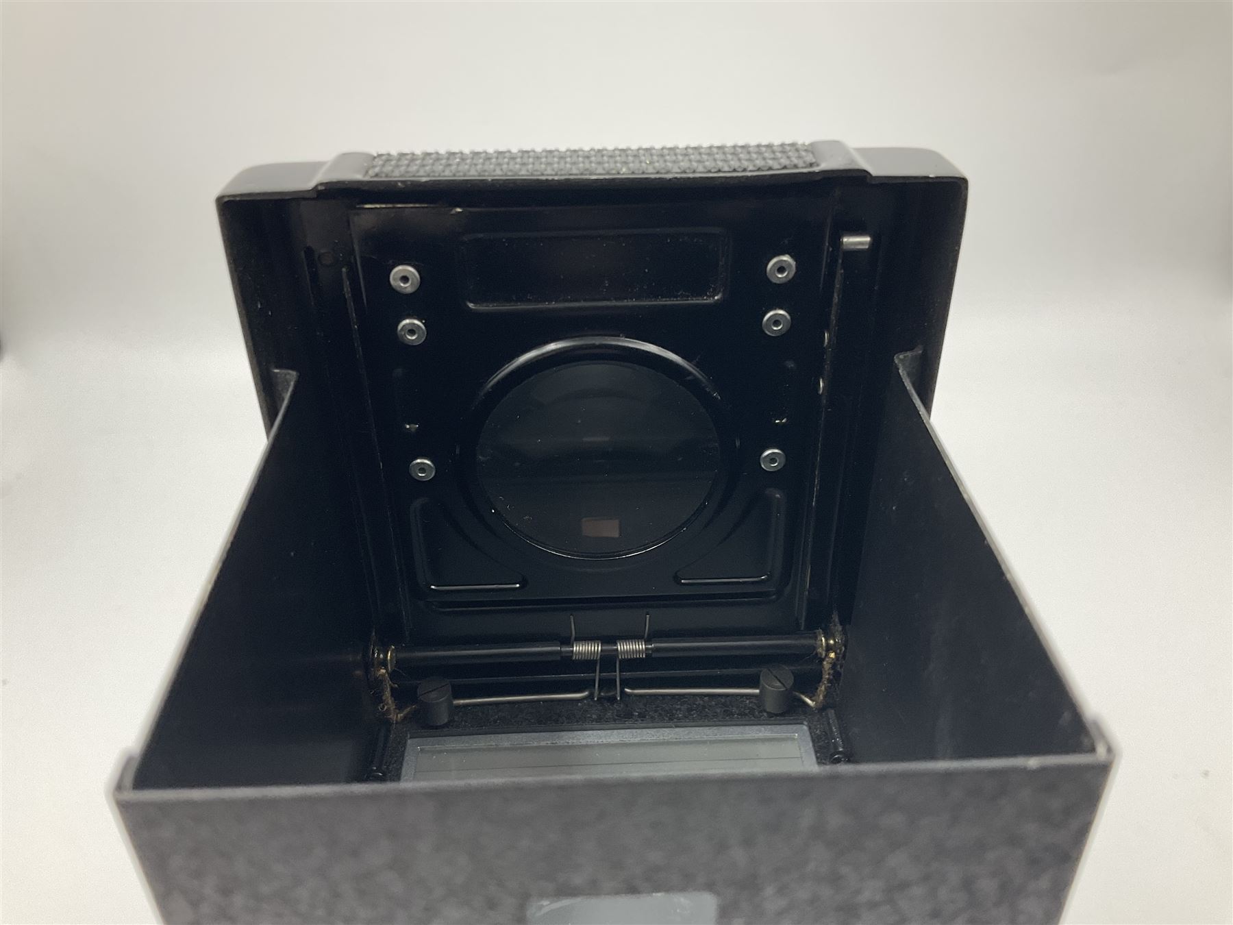 Mamiyaflex C3 TLR camera body, serial no. 215034, with 'Mamiya Sekor 1:2.8 f80mm' lens serial no. 765932