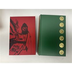 Folio Society - twenty-one volumes including Columbus on Himself, St Joan of Arc, The Devils of Loudun, The Rise and Fall of Athens, etc  