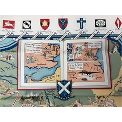 Hawker Lt. Col. P.: Instructions to Young Sportsmen in all that Relates to Guns and Shooting. 1833 7th edition. Re-bound in green cloth; Harting James Edmund: Hints on Shore Shooting.1871; Army Field Service Pocket Book. 1938. Contains numerous bound pamphlets; Ferrar Major M.L.: Officers of The Green Howards. 1920; Blake George: Mountain & Flood - History of the 52nd Lowland Division. 1950; and XV International Brigade. 1975 (6)