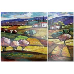 Slava Brodinsky (Russian 1955-): Fields 