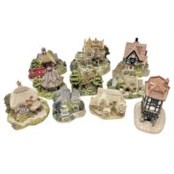 Ten Lilliput Lane models, to include Firemans Watch, The Rest House and Green Gables, Titmouse Cottage etc, all with deeds and original boxes (10)