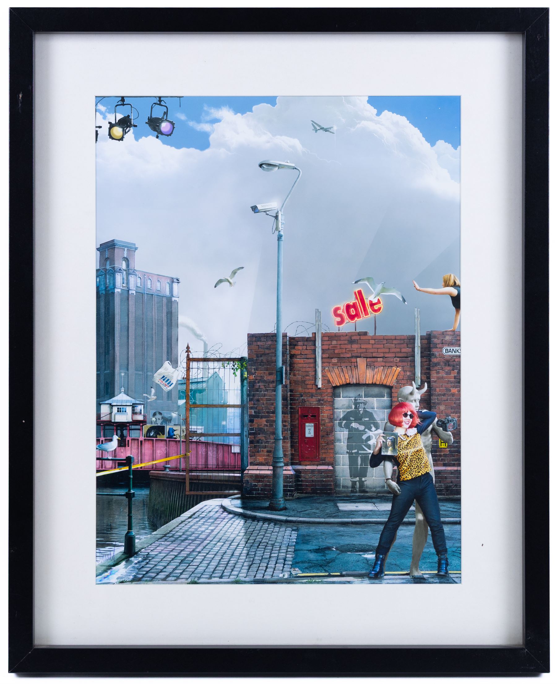 Gary Saunt (British Contemporary): 'Hull Dreams', set of four prints signed in pen 39cm x 29cm (three framed) (one unframed) (4)