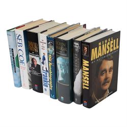 Eight signed autobiographies/biographies, comprising Twin Killing The Bill Mazeroski Story...