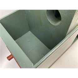 Large scratch-built wooden model of Thomas the Tank Engine L82cm