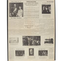Guernsey Weekly Press, Tuesday May 15th 1945, together with two books on the occupied Channel Isles Swastika over Guernsey and Channel Islands Occupied  