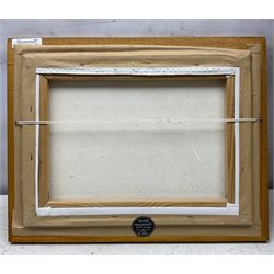 Doreen Edmond (British 20th century): Teddy Bears at the Seaside, oil on canvas signed 30cm x 40cm 