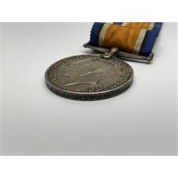 WW1 group of three medals comprising British War Medal, Victory Medal and 1914-15 Star awarded to 90434 Gnr. R.G. Rhodes R.F.A./R.A.; all with ribbons