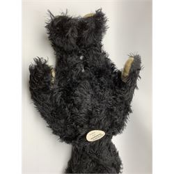 Steiff 2003 limited edition 'Teddy Bear 1912' Titanic commemorative black memorial bear, No.1816/1912, H27.5