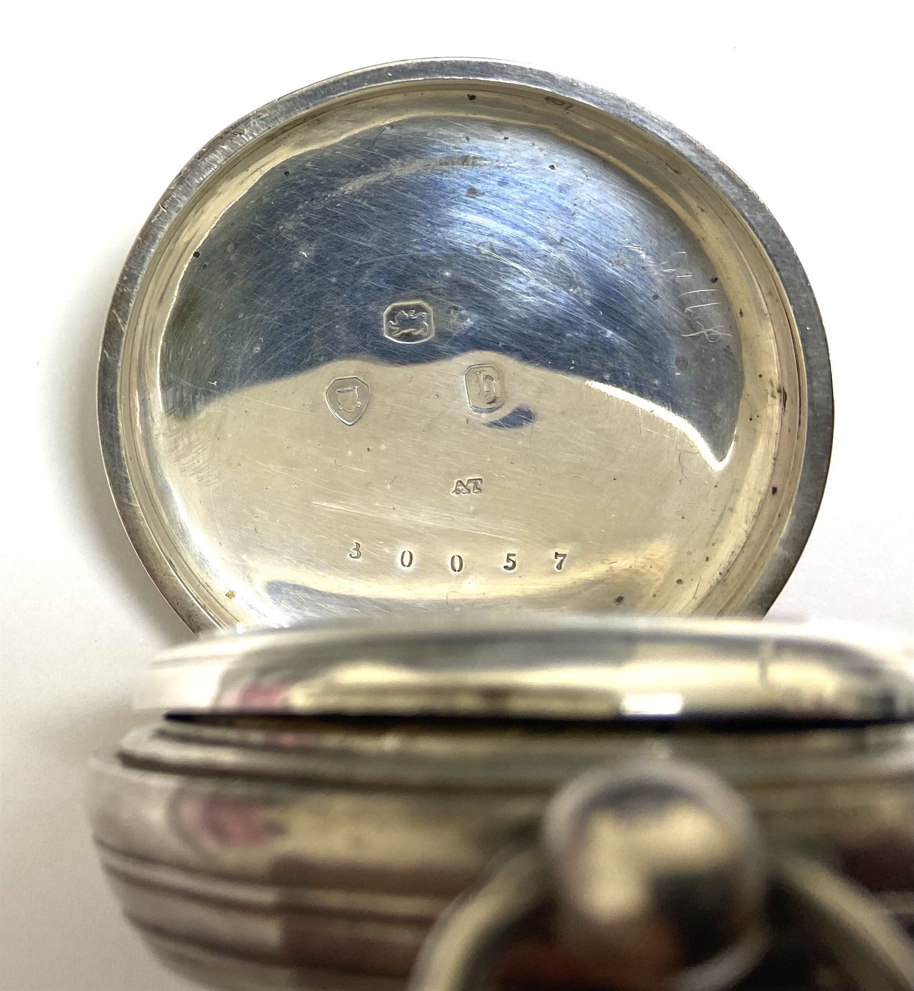 Victorian silver open face key wound lever full plate pocket watch by Dent, 61 Strand, London, No. 30057, balance cock with diamond endstone, case by Alford Thickbroom, London 1863, cased poising tool engraved F R, two 9ct gold wristwatches hallmarked, one on a gilt strap, silver bangle and a gilt bangle