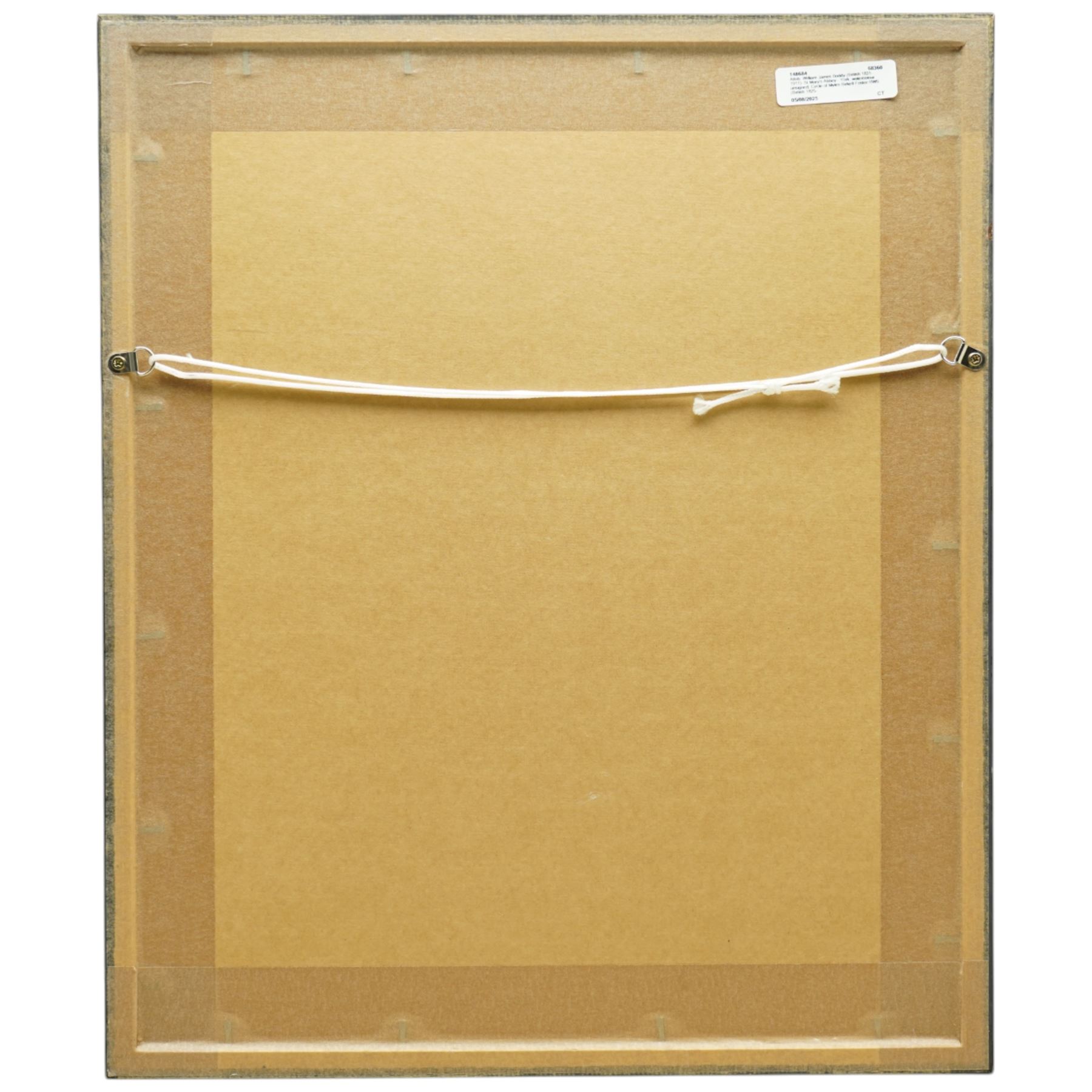 Attrib. William James Boddy (British 1831-1911): St Mary's Abbey - York, watercolour unsigned 29cm x 22cm; Circle of Myles Birkett Foster RWS (British 1825-1899): Cattle Watering at River, watercolour signed with monogram 22cm x 29cm(2)