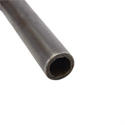 Percussion pistol, with octagonal barrel, bag-shaped wooden butt, together with two other percussion pistols   